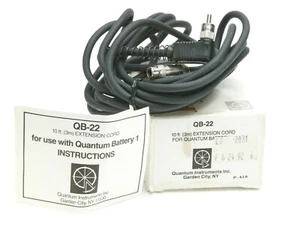 Quantum QB-22 10 ft. (3m) Extension Cord For Battery 1. New In Box. - Picture 1 of 1