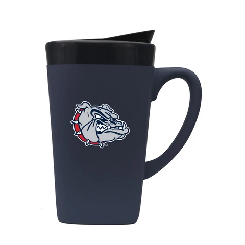 Gonzaga University Bulldogs Personalized 16oz Soft Touch Ceramic Mug w Lid Cover
