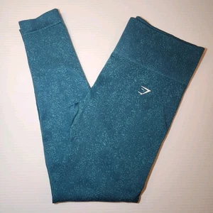 Leggings Gymshark Adapt Mancha Sin Costuras Funcionales Verde azulado Talla Grande - Imagen 1 de 8