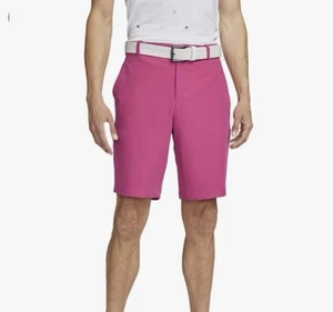 Nike Golf Shorts Dri Fit Wicking Stretch Hot Pink 10” Men's Size 36 NWOT - Picture 1 of 9