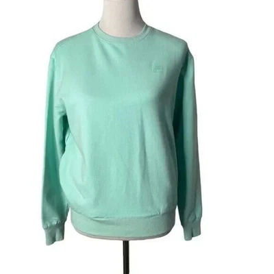 Sudadera Fila verde menta para mujer talla S felpa francesa minimalista chica limpia acogedora Foto 1 de 4