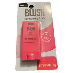 Barra revitalizante B•Pure Blush en rosa~ 0,4 oz~ Vitamina E ~ Nueva - Imagen 1 de 2