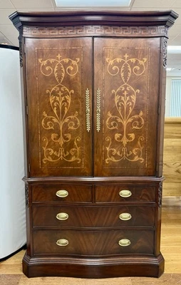 Deslumbrante Council Craftsman mogno trocador armário guarda-roupa Tallboy - Imagem 1 de 4