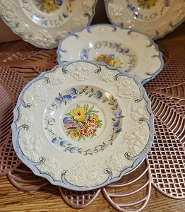 Crown Ducal 4,75" Untertassen für Demitasse Tassen A2913 kleine Teller Vintage - Bild 1 von 6