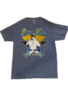 Camiseta Elton John Dodger Stadium Azul Talla S/M Llévame al Pilot Usada en Excelente Condición - Imagen 1 de 5