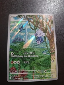Meditite 153/142 Ilustración Raro Arte Completo - Pokémon Corona Estelar SV07 - CASI NUEVO/M - Imagen 1 de 2