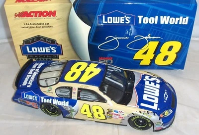 1:24 ACTION 2004 #48 LOWE'S TOOL WORLD MONTE CARLO SS JIMMIE JOHNSON 1/2508 MIB  - Image 1 of 4