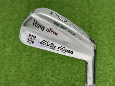 1959 Walter Hagen Haig Ultra (2) IRON Right Handed RH Steel Pro Fit Regular Flex - Image 1 of 4