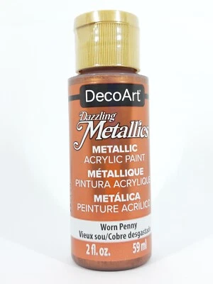 DecoArt Dazzling Metallics Acrylfarbe 59ml DA287 Worm Penny