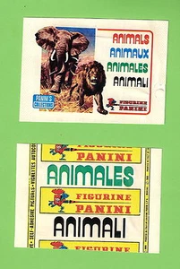 #D178. 1980 PANINI ANIMALS STICKERS WAX WRAPPER - Picture 1 of 1