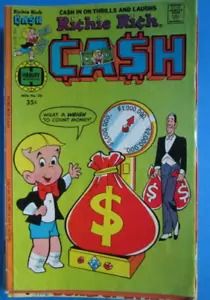 RICHIE RICH CASH n. 20 fumetto 1977 Cadbury Harvey Thrills Laughs - Foto 1 di 2