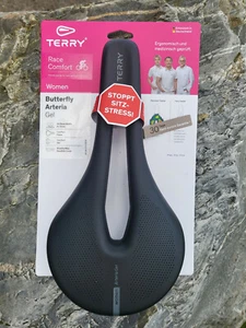 Terry Race Comfort Woman Butterfly Arteria Gel Saddle With Relief Slot - Picture 1 of 4