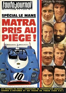 L'AUTO JOURNAL n°10 01/06/1973 BAGHEERA  LADA 1200 VW 420 24h du MANS LORRAINE - Foto 1 di 1