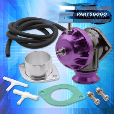 For Cadillac Engine Turbo 40mm Type Rz Blow Off Valve Purple+ Bov 2 Bolt Adapter Foto 1 de 4