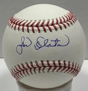 Milw Brewers JIM SLATON Signed Official MLB Baseball AUTO w/ TWO Scripts - JSA - Picture 1 of 3