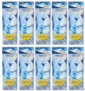 1000 Dragon Shield Perfect Fit Inner Card Sleeves Sealable Clear Deck Protectors - Picture 1 of 1