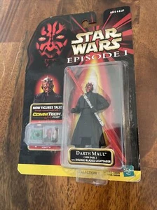 Hasbro Darth Maul Jedi Duel with Double-Bladed Lightsaber Action Figure - Picture 1 of 5