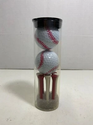 Pelotas de golf de béisbol temáticas 1 paquetes de 2 pelotas y camisetas verdadero rendimiento Foto 1 de 2
