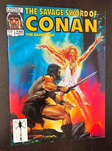 SAVAGE SWORD OF CONAN #140 (Marvel Comics 1987) -- Casi nuevo- - Imagen 1 de 2
