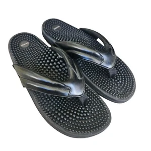 Kenkoh Womens Massaging Reflexology Flip Flop Thong Sandals Sz 10 - Picture 1 of 7