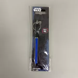 Lichtschwert Neuheit Schlüsselanhänger Jedi Blau Star Wars Disney Leuchtend Toy - Bild 1 von 4