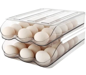 Large Capacity Egg Holder for Refrigerator - 36 Egg Fresh Storage Box for Fridge - Picture 1 of 4