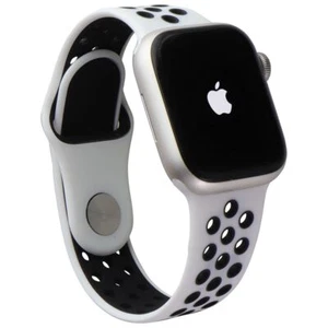 Juste Apple Watch Series 7 Nike (A2473) ( GPS Seulement) 41mm Starlight Al / - Photo 1 sur 4