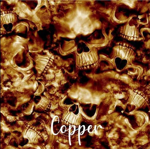 Reaper черепа меди виниловая упаковка воздуха выпуск матовый отделка 12 «x 12» - Изображение 1 из 1