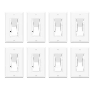 Interruptor de luz atenuadora de 3 vías para 300W regulable LED/CFL 600W incandescente/halógeno ×8 - Imagen 1 de 12