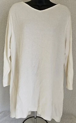 Camisa blusa Jill para mujer talla L grande blanca Foto 1 de 4