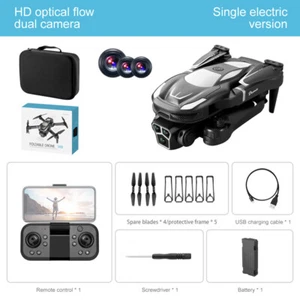 V68 Drone Optical Flow Obstacle Avoidance Three Camera Folding RC Aircraft Set - Picture 1 of 4