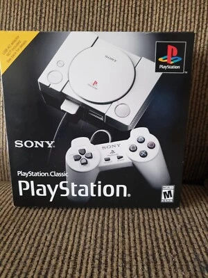 UNOPENED Sony PlayStation Classic Gray Console - NEVER USED - Image 1 of 4