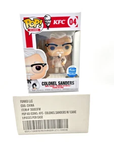 Funko POP! Ad Icons KFC Colonel Sanders con canna #04 Funko Shop con scatola originale - Foto 1 di 4
