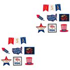 14 Pcs Dining Room Table Decor Independence Day Ornament Decorate