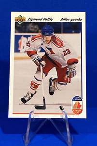 1991-92 Upper Deck Zigmund Palffy Rookie Card Canada Cup #16 FRENCH VERSION - Picture 1 of 2
