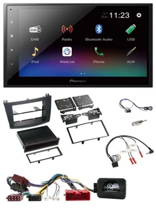 Pioneer USB Bluetooth DAB 2DIN Lenkrad Autoradio für Mazda 3 09-13 aktiv - Bild 1 von 9