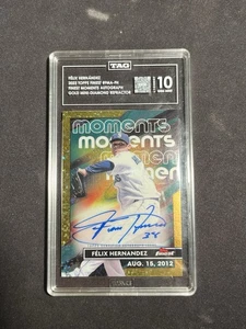 2023 Topps Finest Moments Auto Gold Mini /5 Felix Hernandez #FMA-FH TAG 10 - Bild 1 von 2