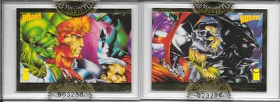 (2) 1992 Wizard Image Jam Set Spawn Savage Dragon GOLD Promo Sealed /10000 SP - Image 1 of 2