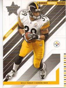 2004 Leaf Rookies & Stars - Rookie - Willie Parker Card #181 Pittsburgh Steelers - Picture 1 of 2