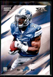 2015 Topps Fire Ameer Abdullah RC Detroit Lions #42 - Picture 1 of 2