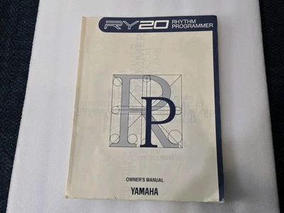 Yamaha RY20 Drum Machine / Rhythm Programmer Original Owner's Manual Book Japan - Image 1 of 4