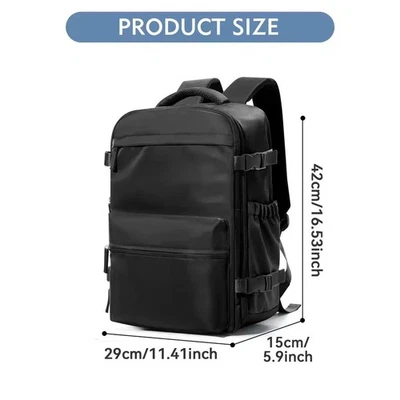 VenturePack Vacuum Travel Backpack – Large Cabin Bag (Fits 17” Laptop) With Pump - Image 1 of 4