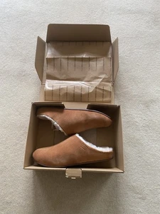 FitFlop Chrissie Shearling Slippers - Size 8 NEW in Box - Picture 1 of 10