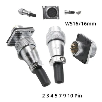 MARKENLOS WS16 Steckverbinder Aviation Stecker Buchse 2 3 4 5 6 7 10 polig Anschlusstecker