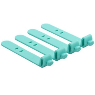4Pcs cable winder silicone cable organizer wire wrapped cord line storage holde~ - Image 1 of 4