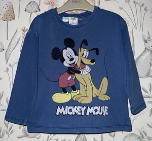 Jungen Alter 2-3 Jahre - Zara Langarm Mickey Mouse. Disney Top - Bild 1 von 2