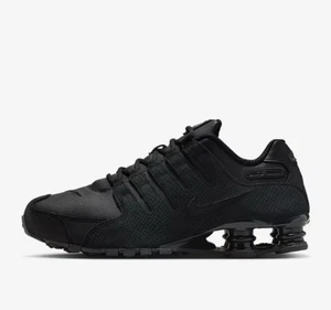 Nike Shox NZ Triple Black 378341-001 Men’s Size 9.5 Sneakers - Picture 1 of 5