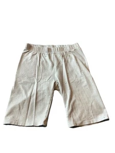 There Abouts Youth Girls Size S Small 7/8 Cotton Light Blue Sparkles Shorts VGUC - Picture 1 of 9