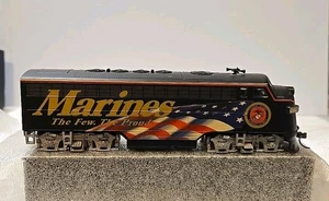 Bachmann Hawthorne Village USMC Express Collection USMC Marines Locomotive - Picture 1 of 19