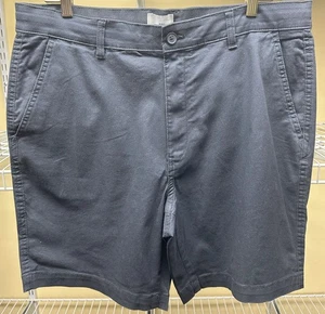 H&M pantaloncino chino blu con tasche 8” cuciture interne uomo taglia large nuovo - Foto 1 di 7